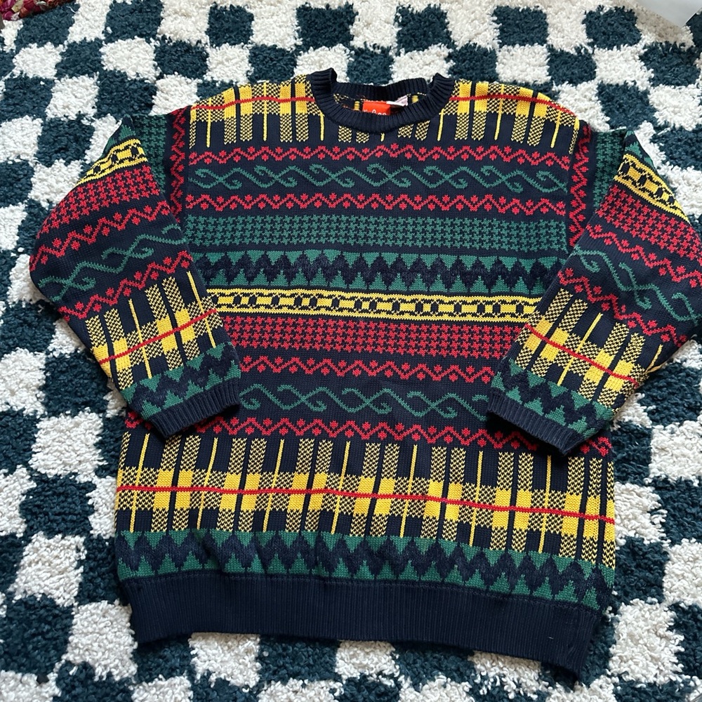 Colorful Patterned Women’s Sweater